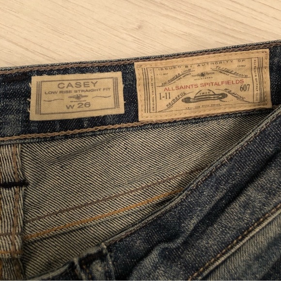 All Saints Casey low rise straight fit jea… - Picture 7 of 7